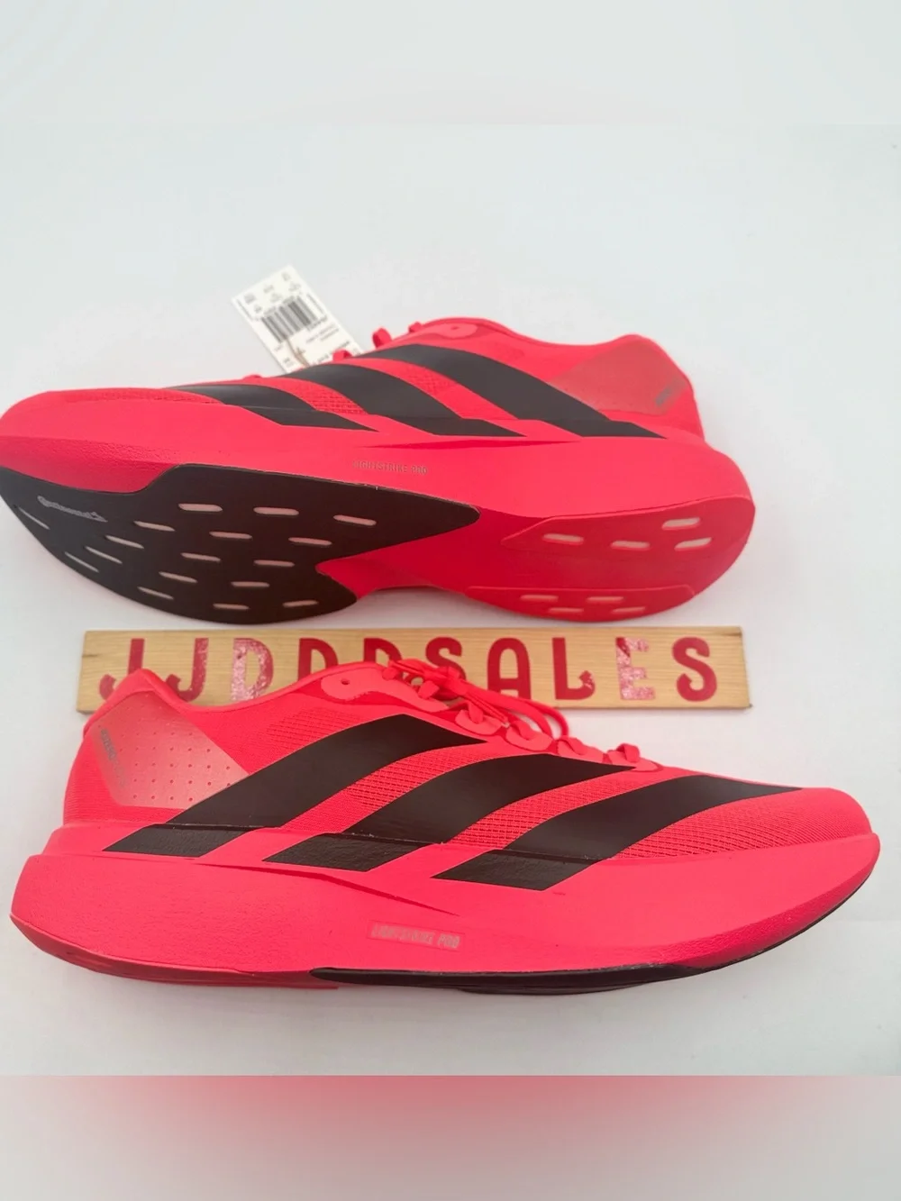 Adidas Adizero Evo SL Running Shoes Solar Red Black JS4492 Men’s Sz 13 NWT  New